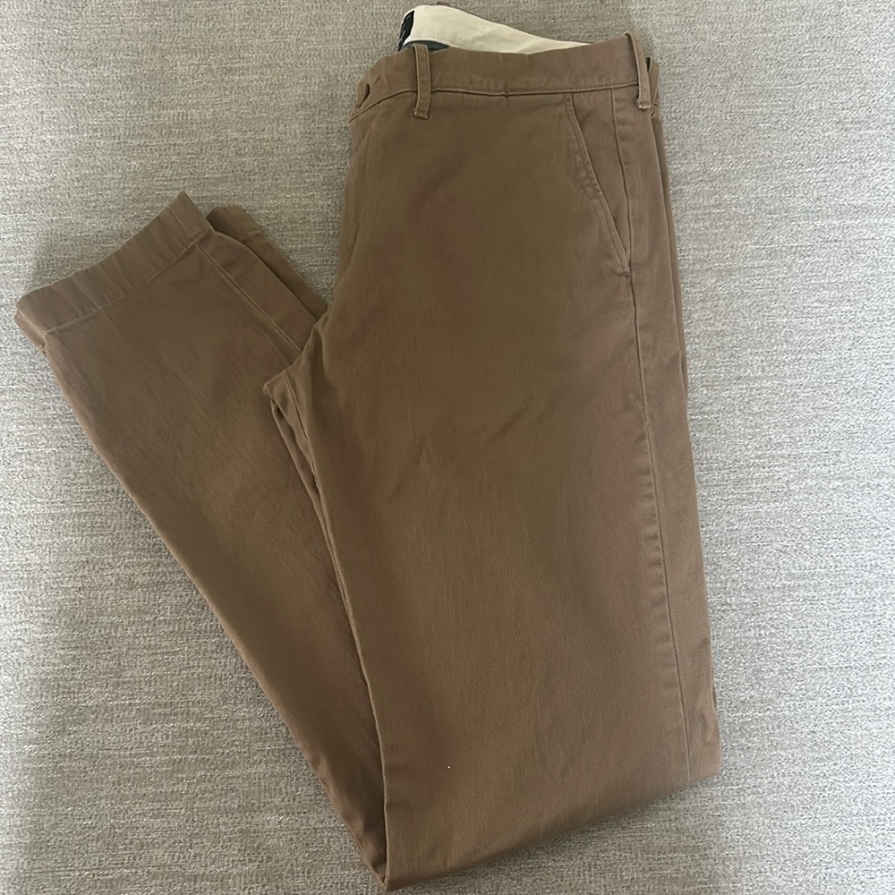 J. Crew stretch Dark khakis pants Size 33/34